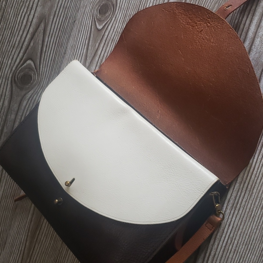 MADEWELL crossbody saddle tricolor bag - Picture 5 of 8